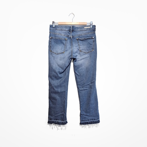 Anthropologie Pilcro High-Rise Flare with Raw Hem - Picture 3 of 5